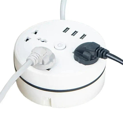 EU Plug AC Outlet Smart Home Power Strip – Multipurpose Electrical Extension Cord with USB Ports & Fast Charging