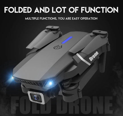 E88 Pro Foldable Quadcopter Drone - WIFI FPV, HD 4K Camera, Altitude Hold