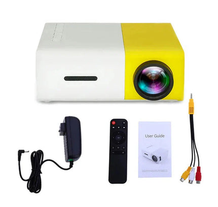 "Mini Projector – 1080P Full HD Support, Portable LED Projector, 4K Video Playback, Multiple Connectivity Options "