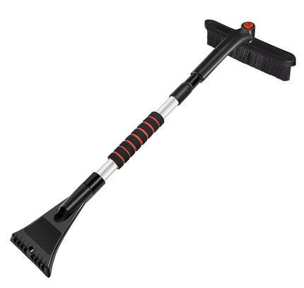 Car Multifunctional Snow Shovel Rotatable Telescopic Snow Remover Cleaning De-Icing Shovel Snow Sweeping and Defrosting Tools